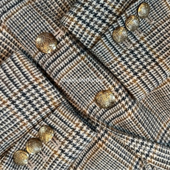 J.Crew Collection houndstooth plaid wool schoolboy blazer *shop@iamwarrior - Picture 8 of 12